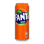 نوشابه پرتقالی فانتا ترکیه Fanta حجم 330 میلی