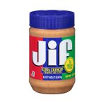 کره بادام زمینی آمریکایی کم چرب جیف Jif مدل Extra crunchy