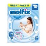 پوشک چسبی molfix مولفیکس سایز 3 بسته 68 عددی