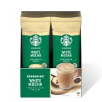 قهوه فوری STARBUCKS White Mocha وایت موکا استارباکس بسته 10 ساشه ای