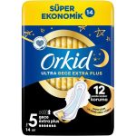 نوار بهداشتی ارکید Orkid ویژه شب سایز خیلی بزرگ 5 مدل الترا بسته 14 عددی