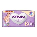 پوشک بچه جان ببه canbebe jumbo سایز 2 بسته 42 عددی