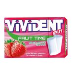 آدامس ویویدنت VIVIDENT FRUIT TIME با طعم توت فرنگی 20 عددی