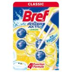 خوشبو کننده و ضدعفونی کننده برف توپی BREF LEMON با رایحه لیمو مخصوص توالت فرنگی 8 عددی