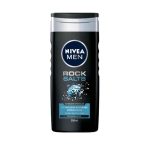 شامپو سر وبدن مردانه آلمانی نیوآ Nivea Rock Salts مناسب انواع پوست و مو 250 میل