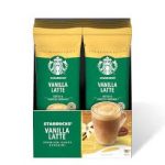 قهوه فوری STARBUCKS VANILLA LATTE وانیل لاته استارباکس بسته 10 ساشه ای