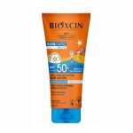 ضد آفتاب کودک بیوکسین bioxcin با spf 50 فاقد عطر برای پوست حساس حجم 200 میل