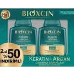 شامپو بیوکسینBIOXCIN سبز ضد ریزش و ترمیم کننده حاوی روغن آرگان و کراتین بسته (2 عددی)