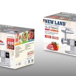 چرخ گوشت استیل لمسی نیولند مدل Steel meat grinder NEWLAND NL-2766AD