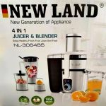 آبمیوه گیر 4 کاره استیل نیولند NEWLAND NL-3064BS - Image 3