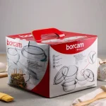 ست قابلمه بورجام پاشاباغچه 3 تایی Borcam159021 - Image 5