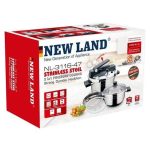 زودپز دوقلو کلیپسی نیولند NEWLAND NL-3116-47