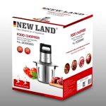 سبزی خردکن استیل نیولند NEWLAND NL-3089BS 6L - Image 5
